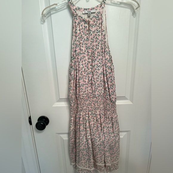 Pink Floral Mini Dress Size Small from Q&A - Picture 1 of 3
